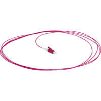 Pigtail de fibra Enbeam OM4 50/125 LC/UPC violeta, juego de 12, 1 m